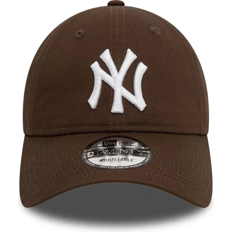 cap-izliekta-brown-adjustable-strap-9twenty-league-essential-no-new-york-yankees-mlb-no-new-era