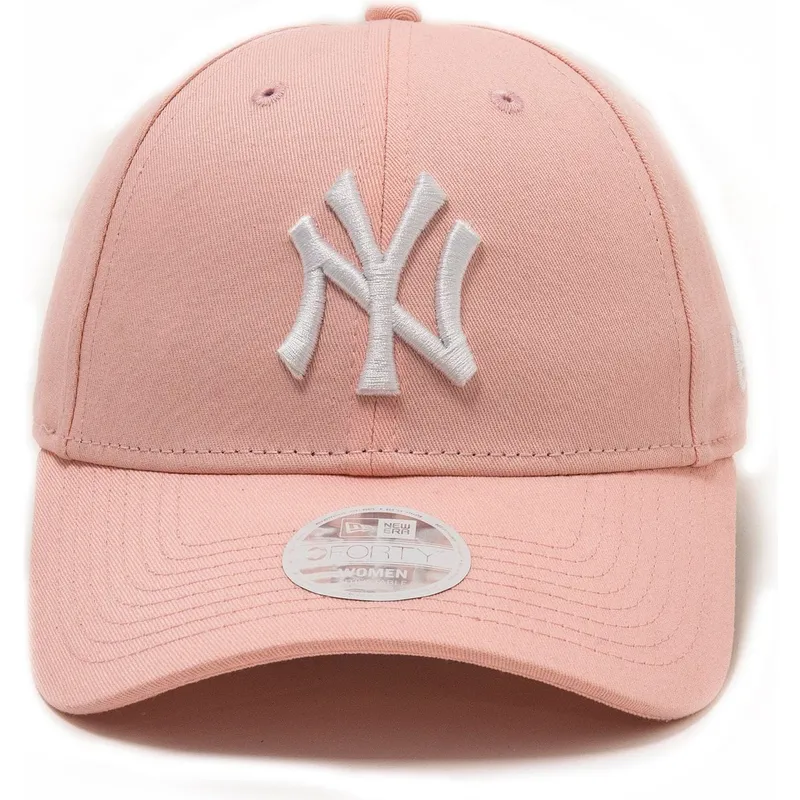 cepur-izliekta-roza-regulejams-9forty-league-essential-no-new-york-yankees-mlb-no-new-era