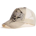 czapka-trucker-bezowa-gothic-skull-graphic-ed-hardy