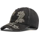 cepur-izliekta-melns-regulejams-desert-tiger-no-ed-hardy
