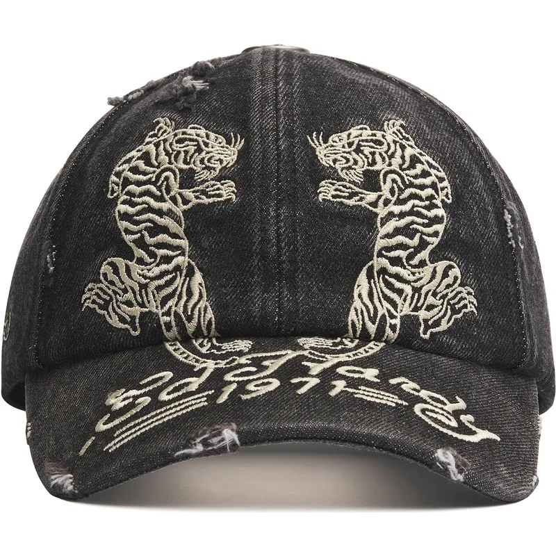 cepur-izliekta-melns-regulejams-desert-tiger-no-ed-hardy