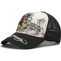 cepur-izliekta-truckeris-balts-snapback-tattoo-eagle-graphic-no-ed-hardy