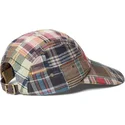 mehrfarbige-verstellbare-curved-cap-patchwork-madras-von-polo-ralph-lauren