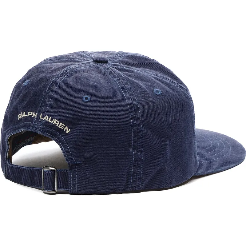 cepur-izliekta-tumsi-zils-regulejama-lente-classic-sport-twill-woven-no-polo-ralph-lauren