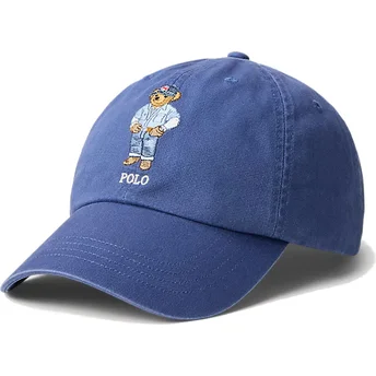Cepur izliekta tumši zils regulējams Classic Sport Twill Bear no Polo Ralph Lauren