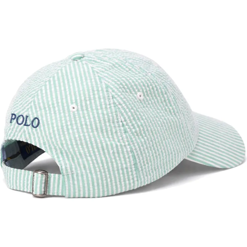zielona-regulowana-czapka-z-daszkiem-stretch-seersucker-od-polo-ralph-lauren