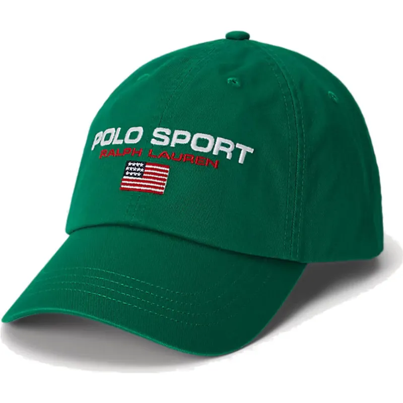 polo-ralph-lauren-curved-brim-sport-twill-green-adjustable-cap