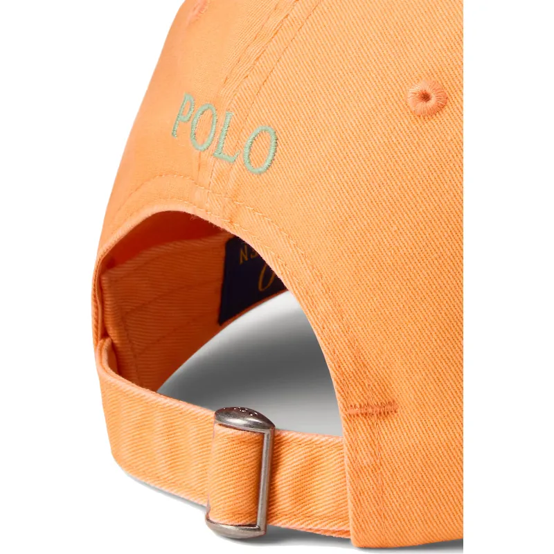 casquette-courbee-orange-ajustable-classic-sport-twill-polo-ralph-lauren