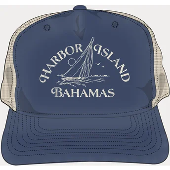 Polo Ralph Lauren Vintage Woven Twill Navy Blue Trucker Hat