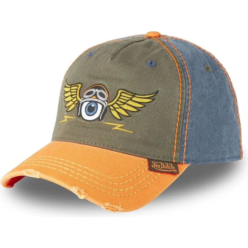 cap-izliekta-multicolor-adjustable-strap-no-von-dutch