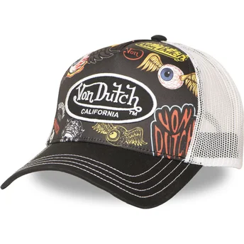 Cepur izliekta truckeris melns snapback SUBL16 no Von Dutch