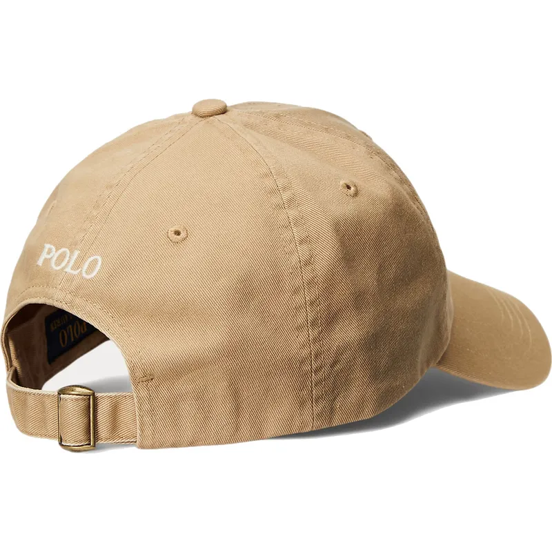 brazowa-regulowana-czapka-z-daszkiem-cotton-chino-classic-sport-polo-ralph-lauren