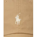 braune-verstellbare-curved-cap-cotton-chino-classic-sport-von-polo-ralph-lauren