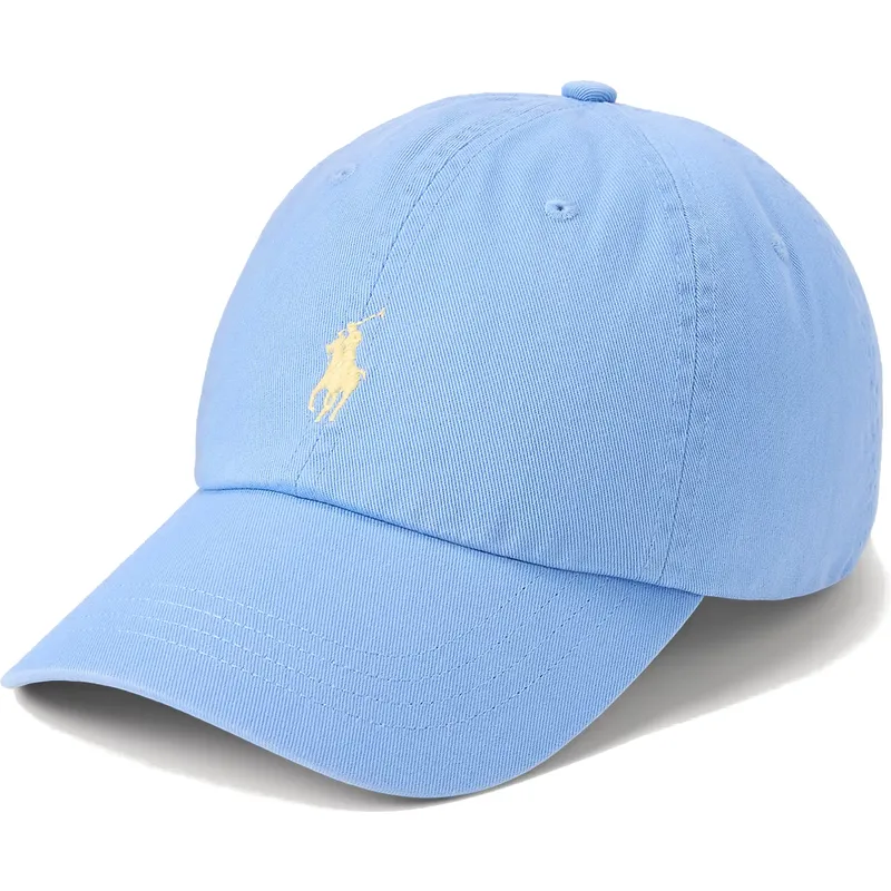 cepur-izliekta-zils-regulejams-cotton-chino-classic-sport-no-polo-ralph-lauren