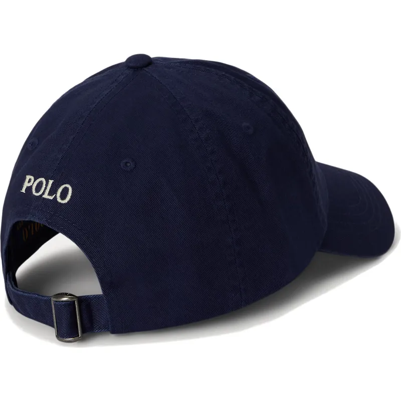 cepur-izliekta-tumsi-zils-regulejams-cotton-chino-classic-sport-no-polo-ralph-lauren