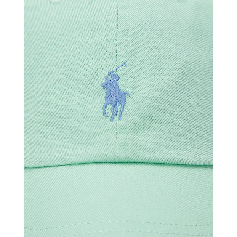 polo-ralph-lauren-curved-brim-cotton-chino-classic-sport-light-green-adjustable-cap