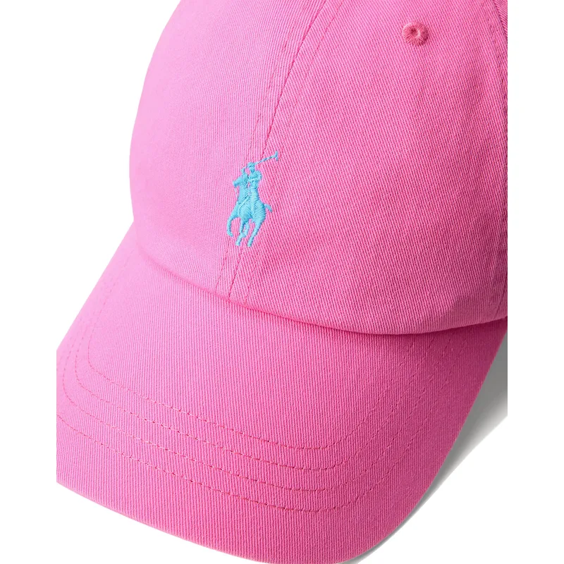 casquette-courbee-rose-ajustable-cotton-chino-classic-sport-polo-ralph-lauren