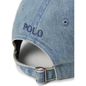 cepur-izliekta-zils-regulejams-indigo-denim-no-polo-ralph-lauren