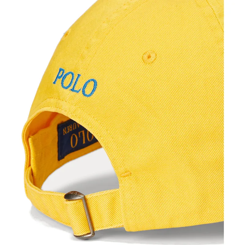 casquette-courbee-jaune-ajustable-cotton-chino-classic-sport-polo-ralph-lauren