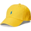 cepur-izliekta-dzeltens-regulejama-lente-cotton-chino-classic-sport-no-polo-ralph-lauren