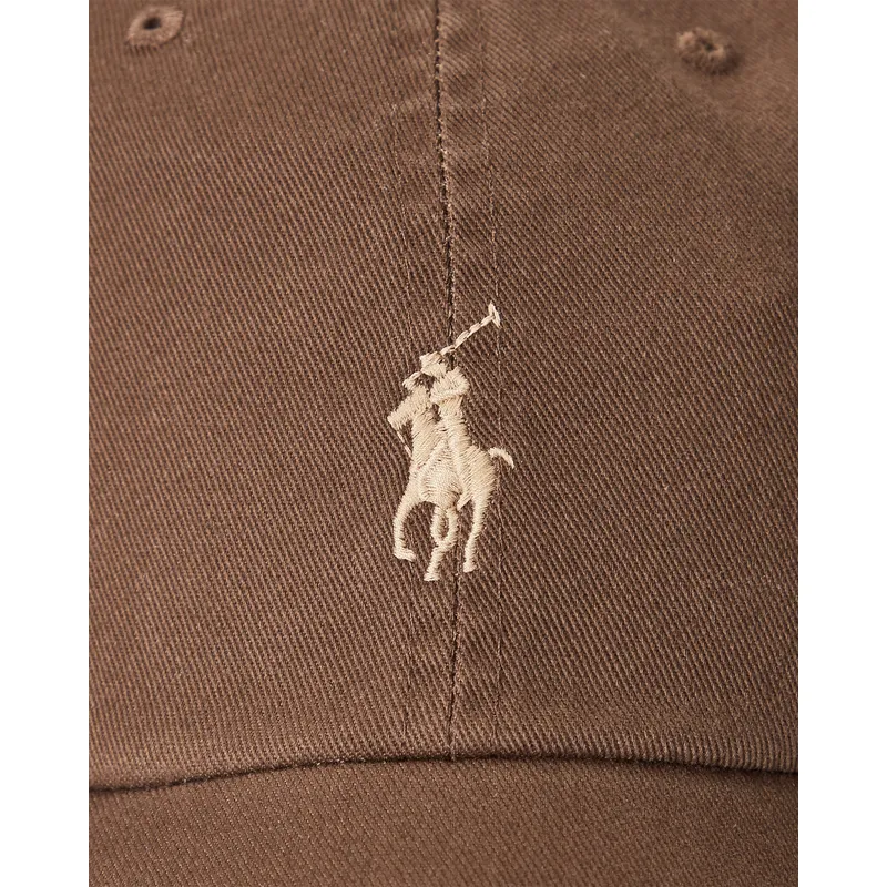 cepur-izliekta-bruns-regulejams-cotton-chino-classic-sport-no-polo-ralph-lauren