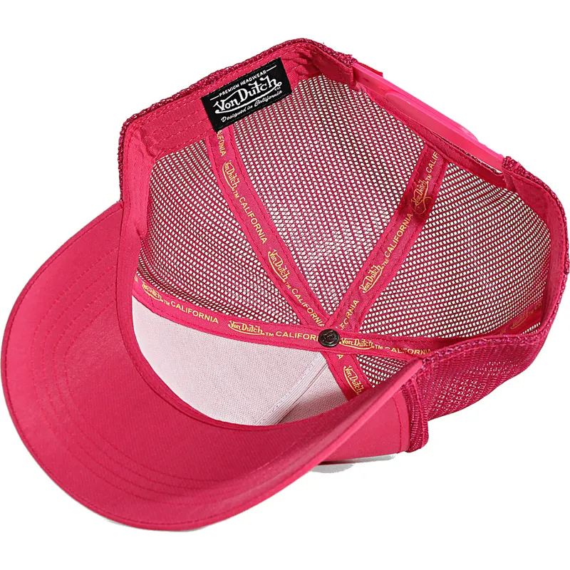 cepur-izliekta-truckeris-roza-snapback-poly13-no-von-dutch
