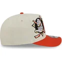 bezowo-pomaranczowa-czapka-z-zakrzywionym-daszkiem-snapback-9fifty-a-frame-classic-anaheim-ducks-nhl-new-era