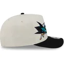 beige-och-svart-kurvad-keps-snapback-9fifty-a-frame-classic-san-jose-sharks-nhl-fran-new-era