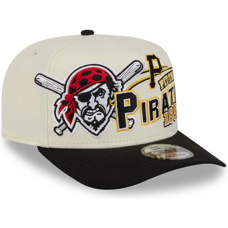 czapka-z-daszkiem-bezowo-czarna-snapback-9fifty-a-frame-classic-pittsburgh-pirates-mlb-new-era