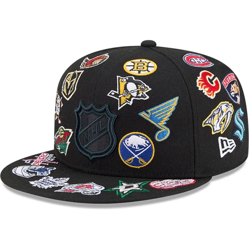 cepur-plakana-melns-pieguloss-59fifty-all-over-no-nhl-no-new-era