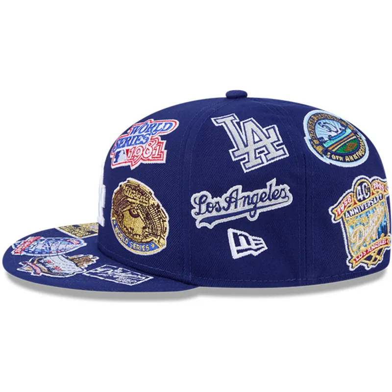 casquette-plate-bleue-ajustee-59fifty-all-over-logos-los-angeles-dodgers-mlb-new-era