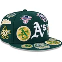 zielona-dopasowana-czapka-z-daszkiem-59fifty-all-over-oakland-athletics-mlb-new-era