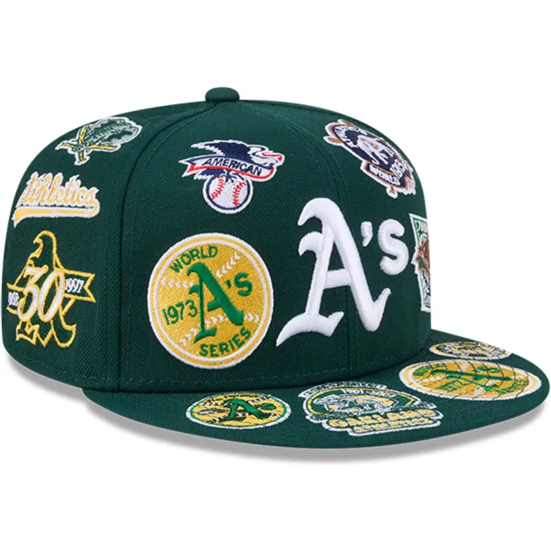 new-era-flat-brim-59fifty-all-over-oakland-athletics-mlb-green-fitted-cap