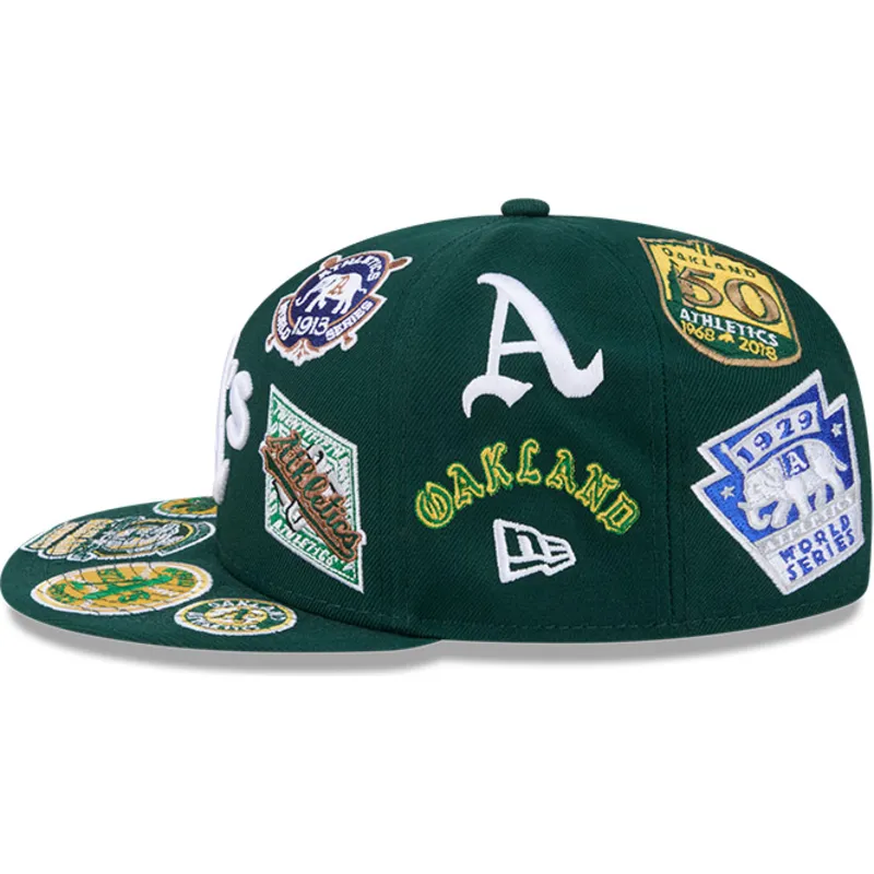 gron-platt-keps-justerad-59fifty-all-over-oakland-athletics-mlb-fran-new-era
