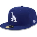 platt-bla-justerad-59fifty-hidden-hit-keps-fran-los-angeles-dodgers-mlb-av-new-era