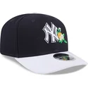 cap-izliekta-navy-blue-snapback-9seventy-stretch-snap-flower-no-new-york-yankees-mlb-no-new-era