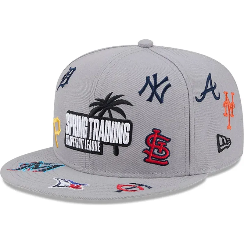 cap-plakana-gray-snapback-9fifty-scattered-grapefruit-league-no-mlb-no-new-era