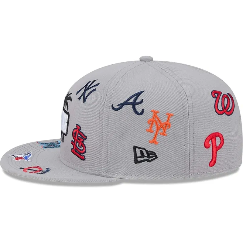 cap-plakana-gray-snapback-9fifty-scattered-grapefruit-league-no-mlb-no-new-era