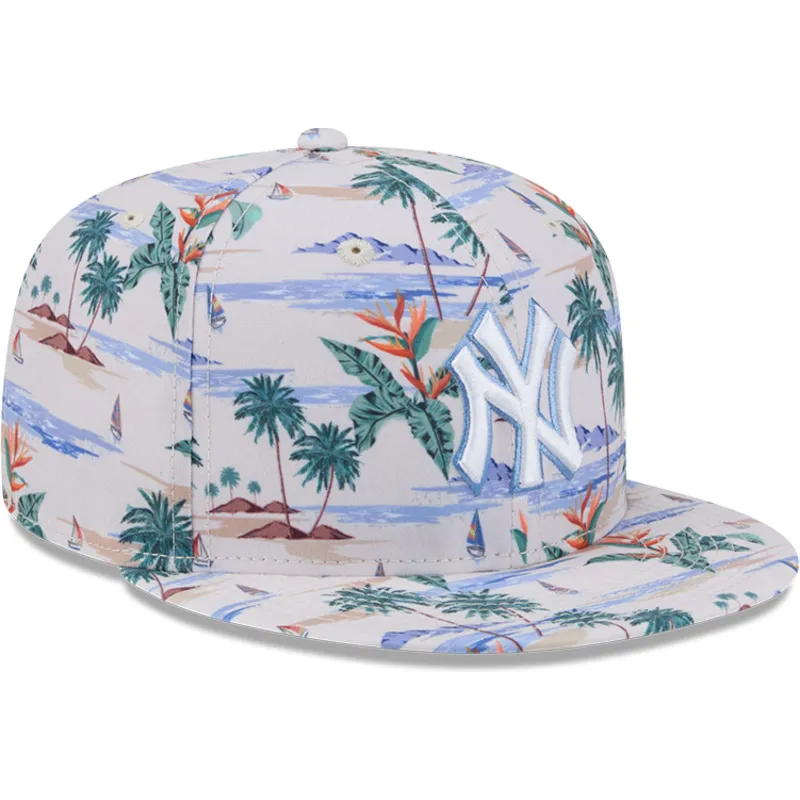 cepur-plakana-daudzkrasains-snapback-9fifty-print-no-new-york-yankees-mlb-no-new-era