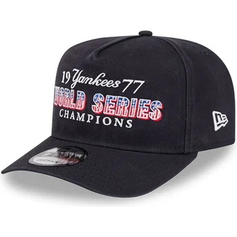 Cap plakana navy blue snapback 9FIFTY A Frame Historic no New York Yankees MLB no New Era