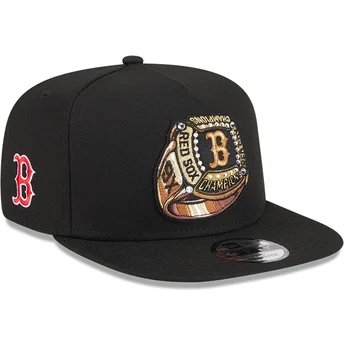 Cap plakana black snapback 9FIFTY A Frame Ring no Boston Red Sox MLB no New Era