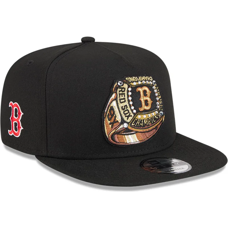 cap-plakana-black-snapback-9fifty-a-frame-ring-no-boston-red-sox-mlb-no-new-era