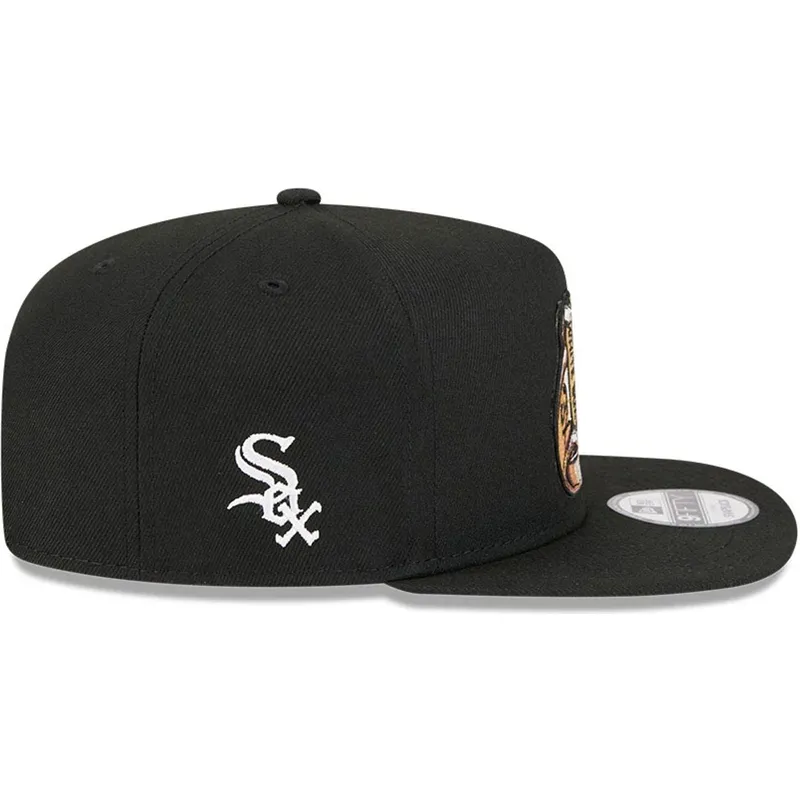 gorra-plana-negra-snapback-9fifty-a-frame-ring-de-chicago-white-sox-mlb-de-new-era