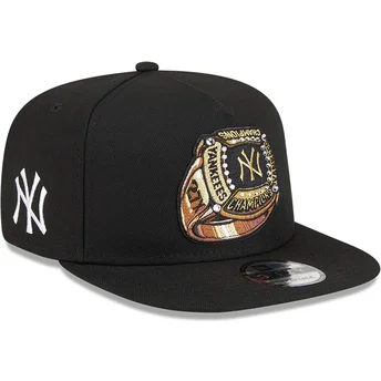 Czarna płaska czapka snapback 9FIFTY A Frame Ring New York Yankees MLB New Era