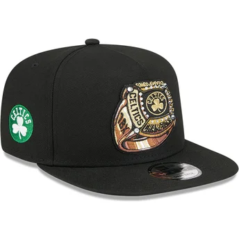 Cap plakana black snapback 9FIFTY A Frame Ring no Boston Celtics NBA no New Era