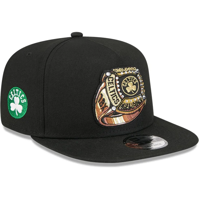 cepur-plakana-melns-snapback-9fifty-a-frame-ring-no-boston-celtics-nba-no-new-era