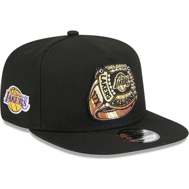 czarna-plaska-czapka-snapback-9fifty-a-frame-ring-los-angeles-lakers-nba-new-era