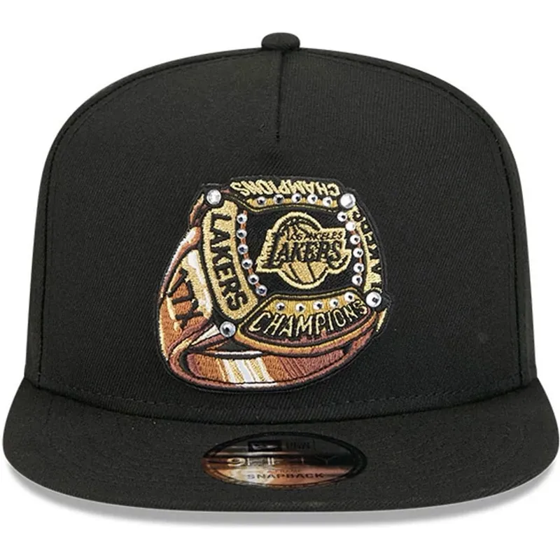 cap-plakana-black-snapback-9fifty-a-frame-ring-no-los-angeles-lakers-nba-no-new-era
