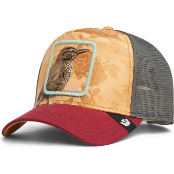 Flerfärgad trucker-keps fågel Fuerte Costa Rica Thrush...