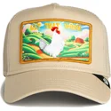 czapka-trucker-bezowa-kogut-get-that-worm-greener-grass-the-farm-od-goorin-bros